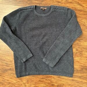 Michael Kors Navy Blue Cotton Wool Blend Sweater